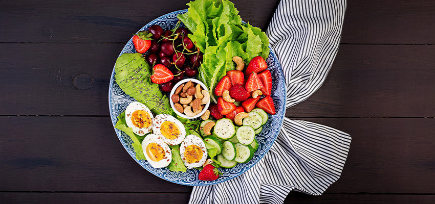 Egg and Fruits Bowl