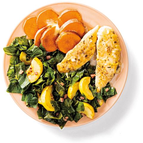 Sweet Potato + Egg + Salad